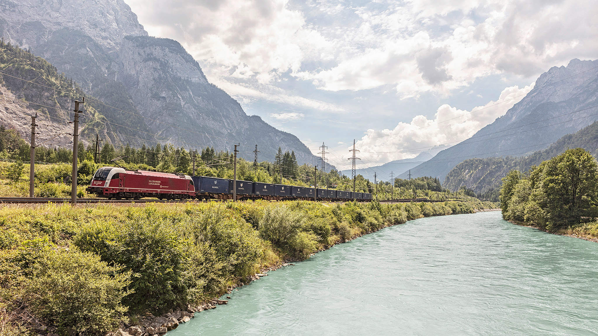 De camino a los mercados internacionales: El tren Kaindl.